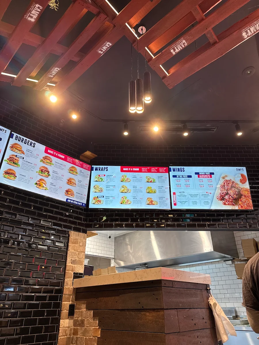 Menu, Camy's Chargrill Chicken Macquarie Centre