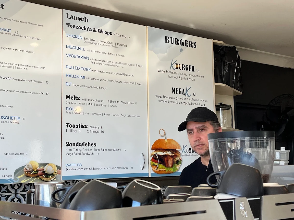 Menu, Cafe K @ The Bay