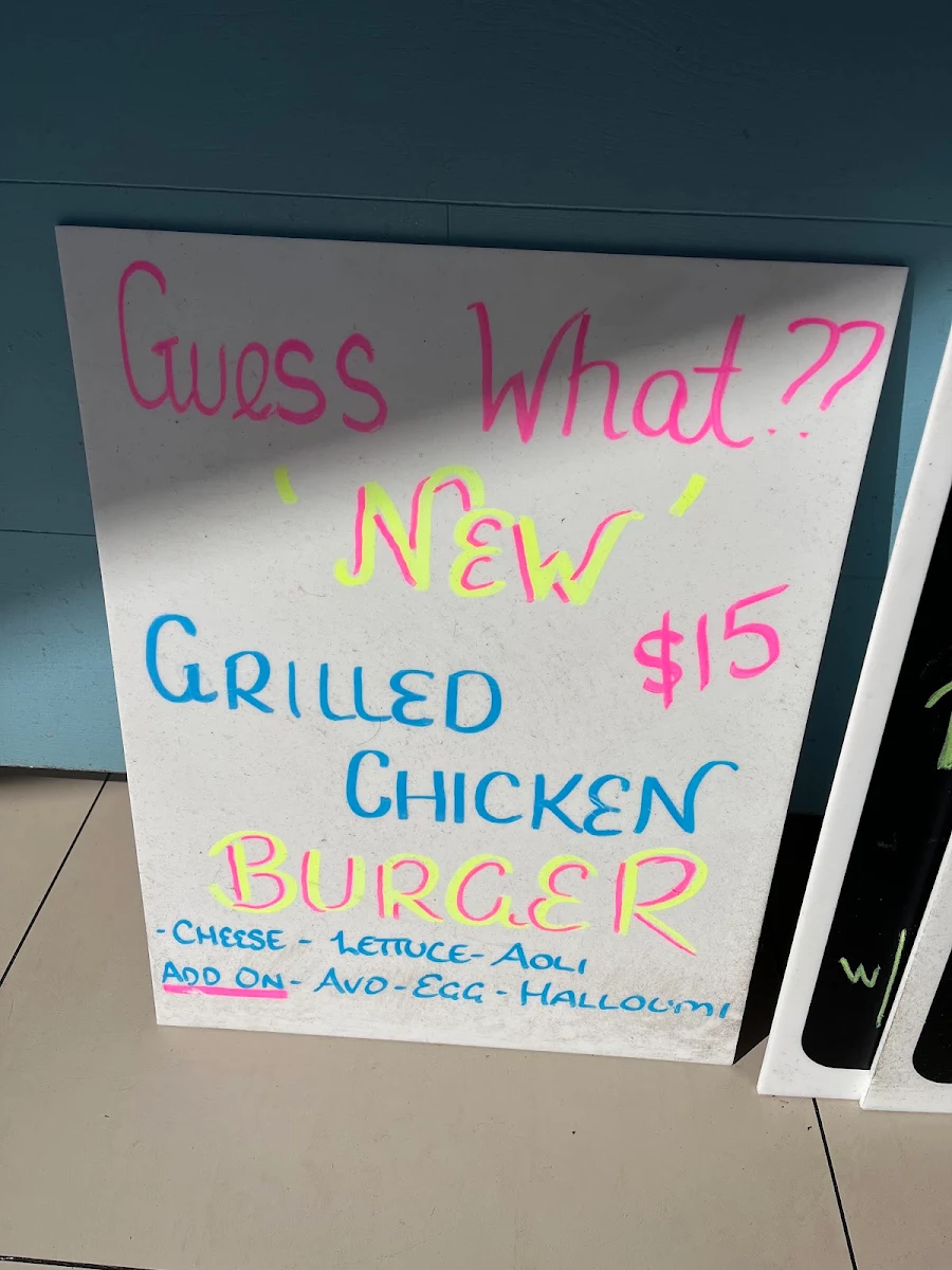 Menu, Cafe K @ The Bay