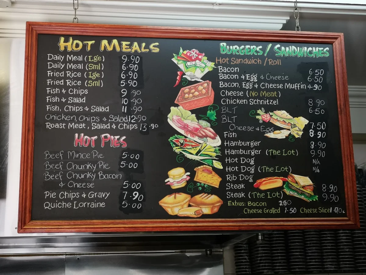 Menu, Klopa Snack Bar