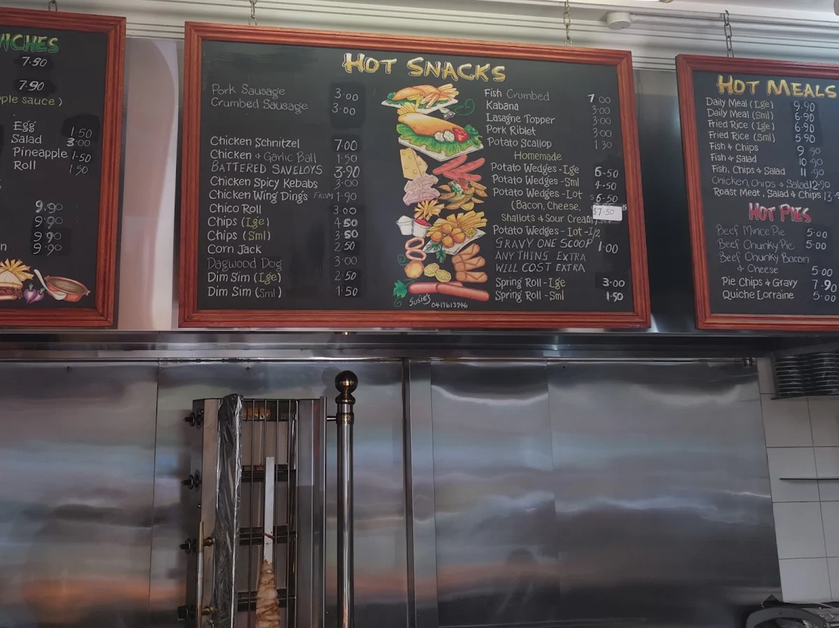 Menu, Klopa Snack Bar