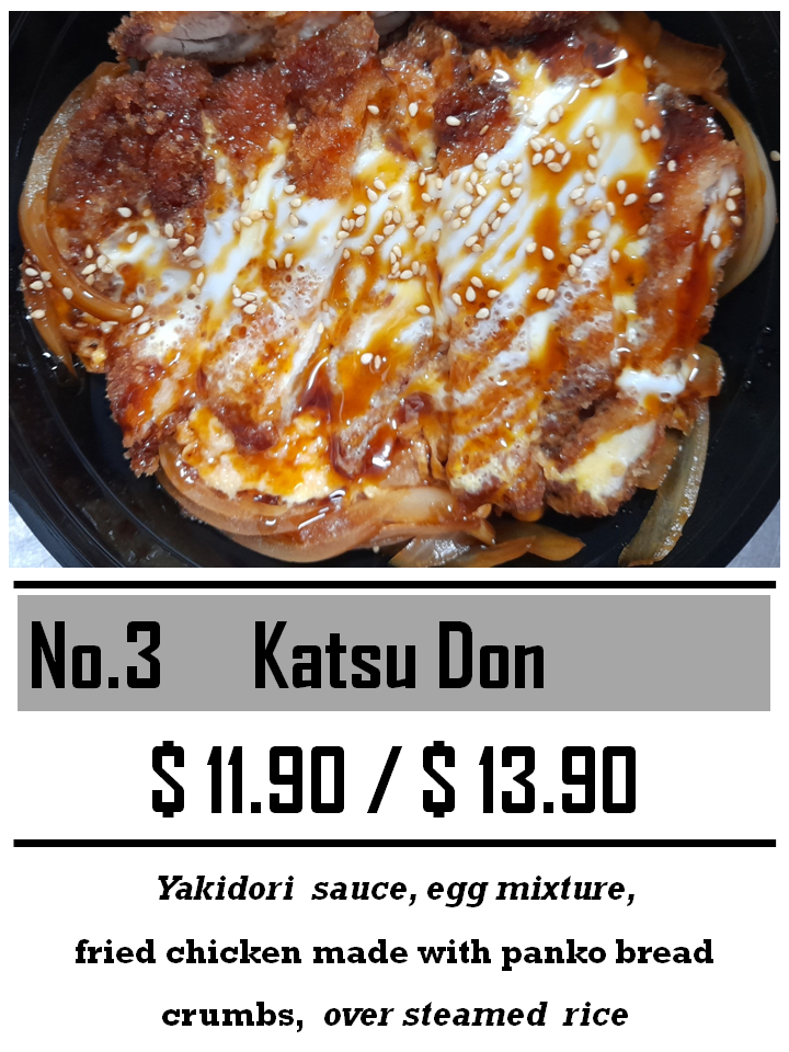 Menu, Sushi Haruko