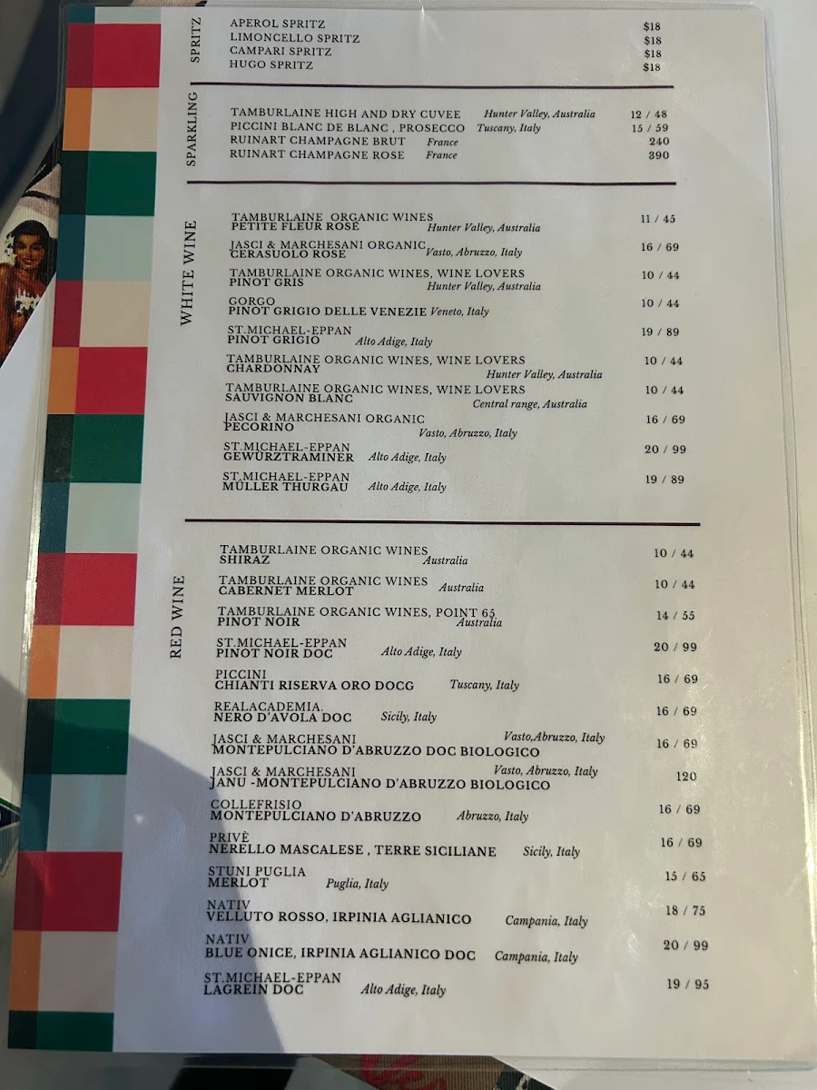 Menu photo 1