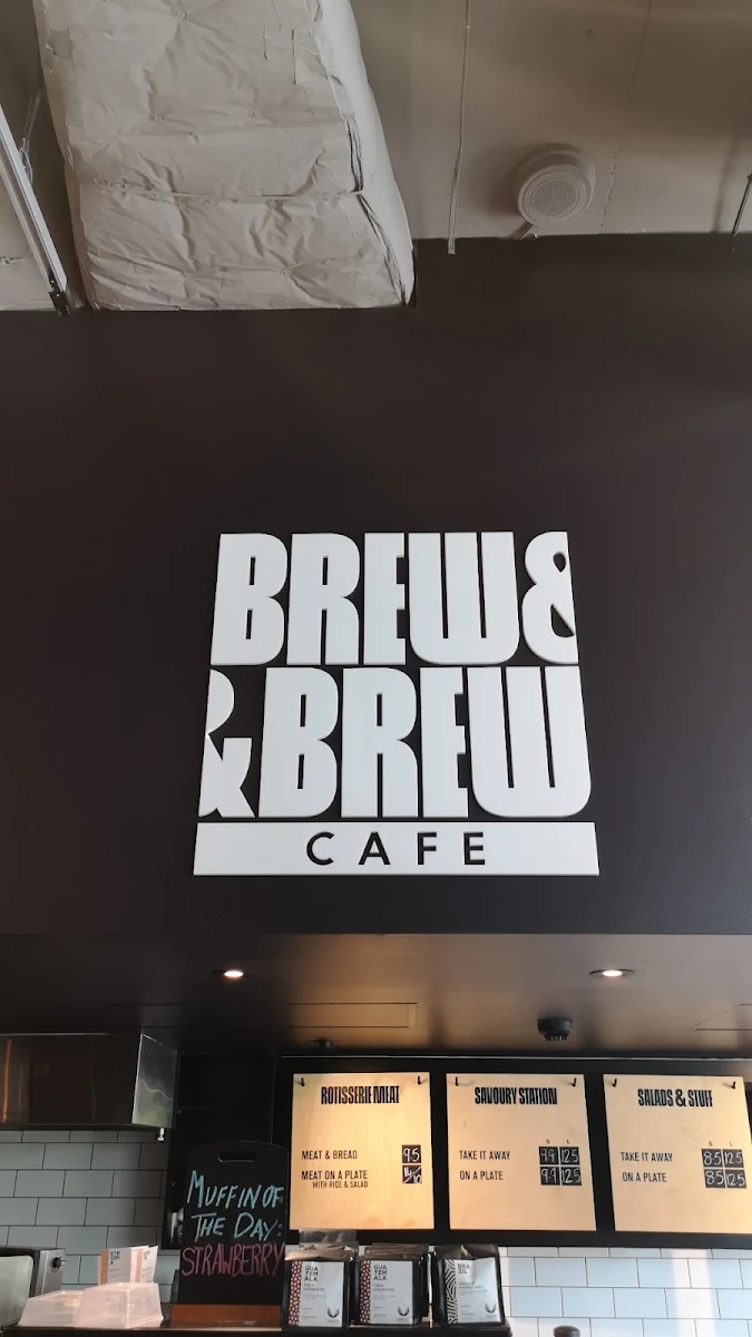 Menu, Brew and Brew Cafe 2CA
