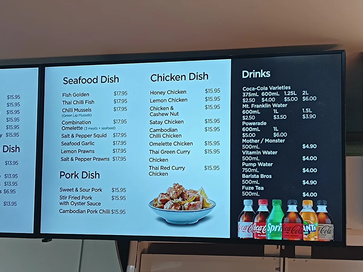 Menu, Green Street Take away ( Delicious on green )