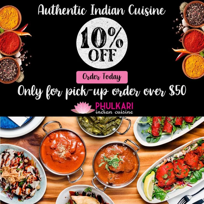 Menu, Phulkari Indian Cuisine (Frenchs Forest)