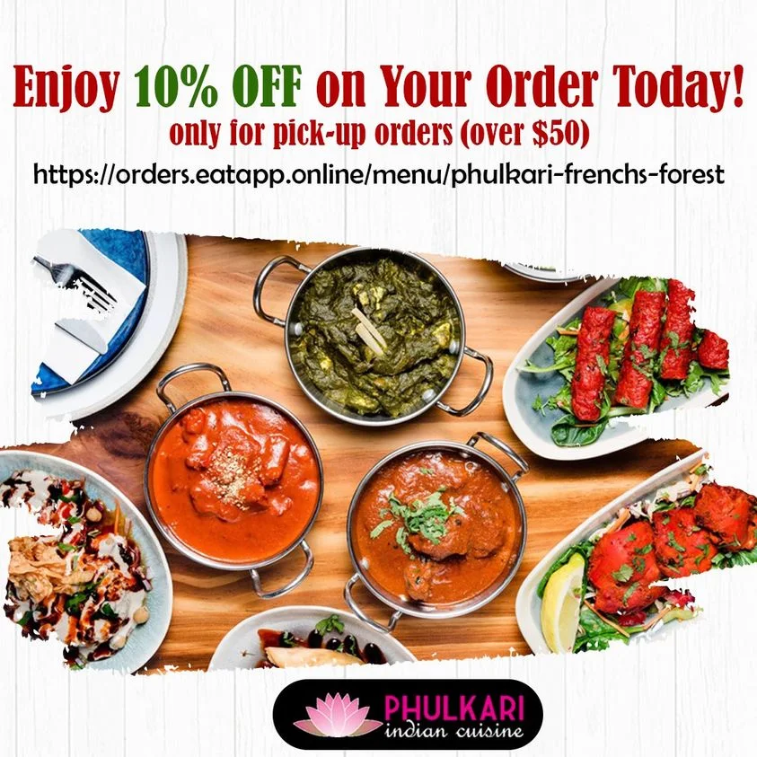 Menu, Phulkari Indian Cuisine (Frenchs Forest)
