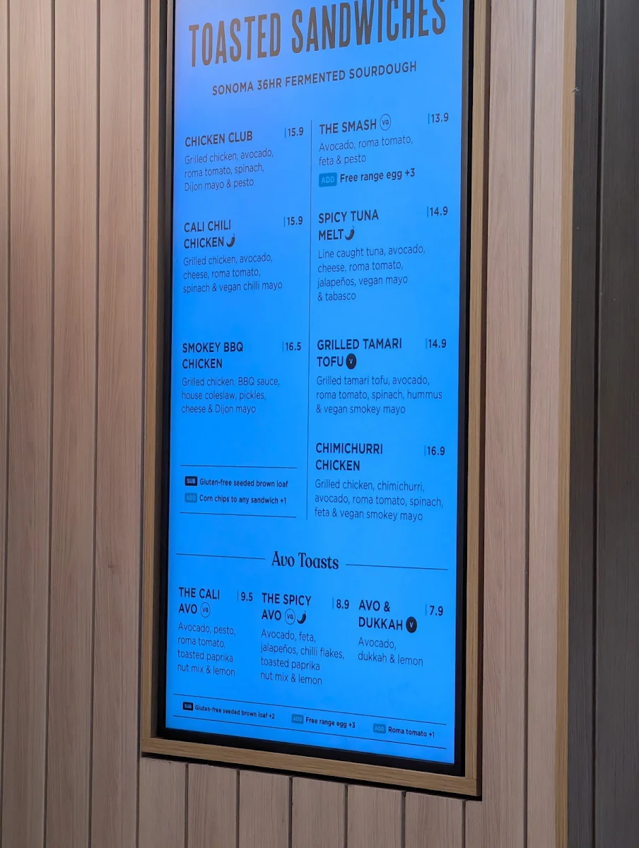 Menu, Cali Press Gateway