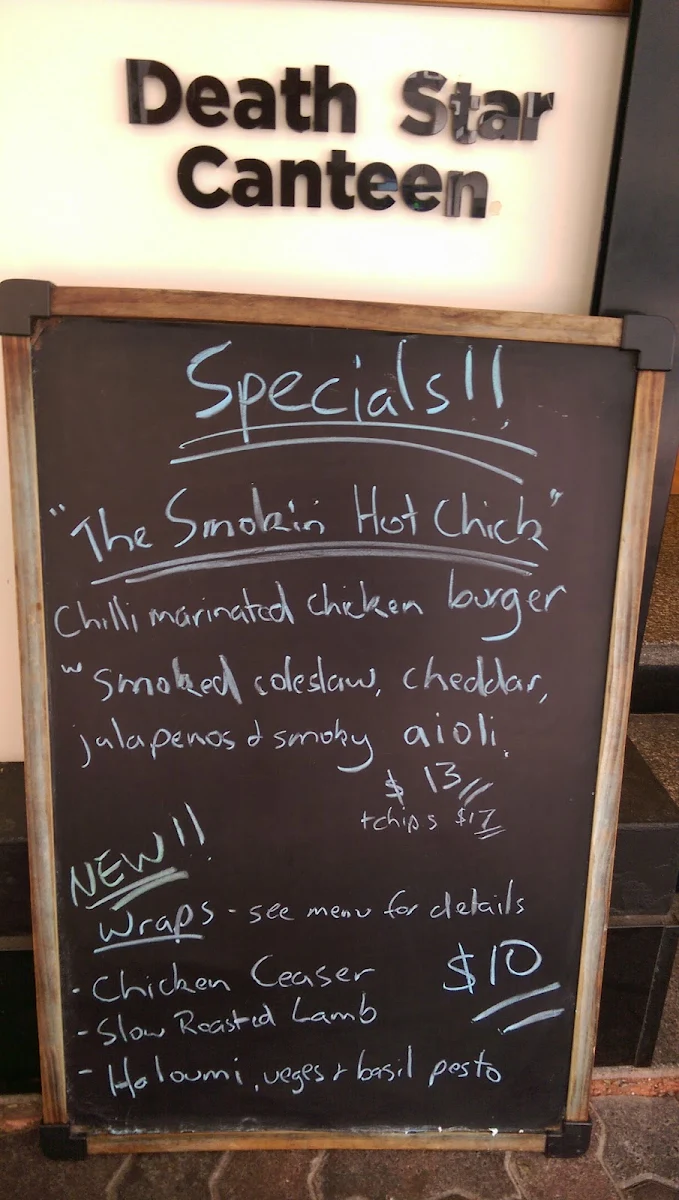 Menu, Death Star Canteen