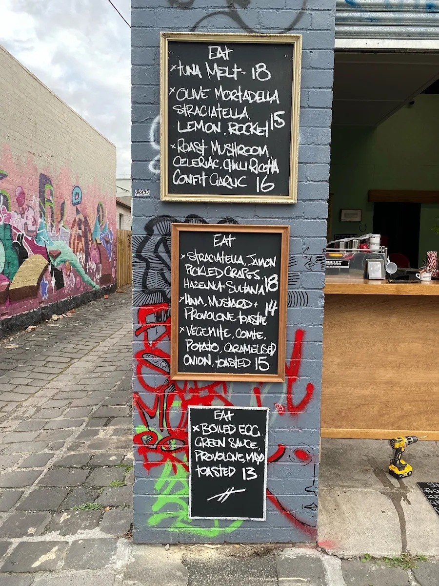 Menu, Coffee Bar Elsie