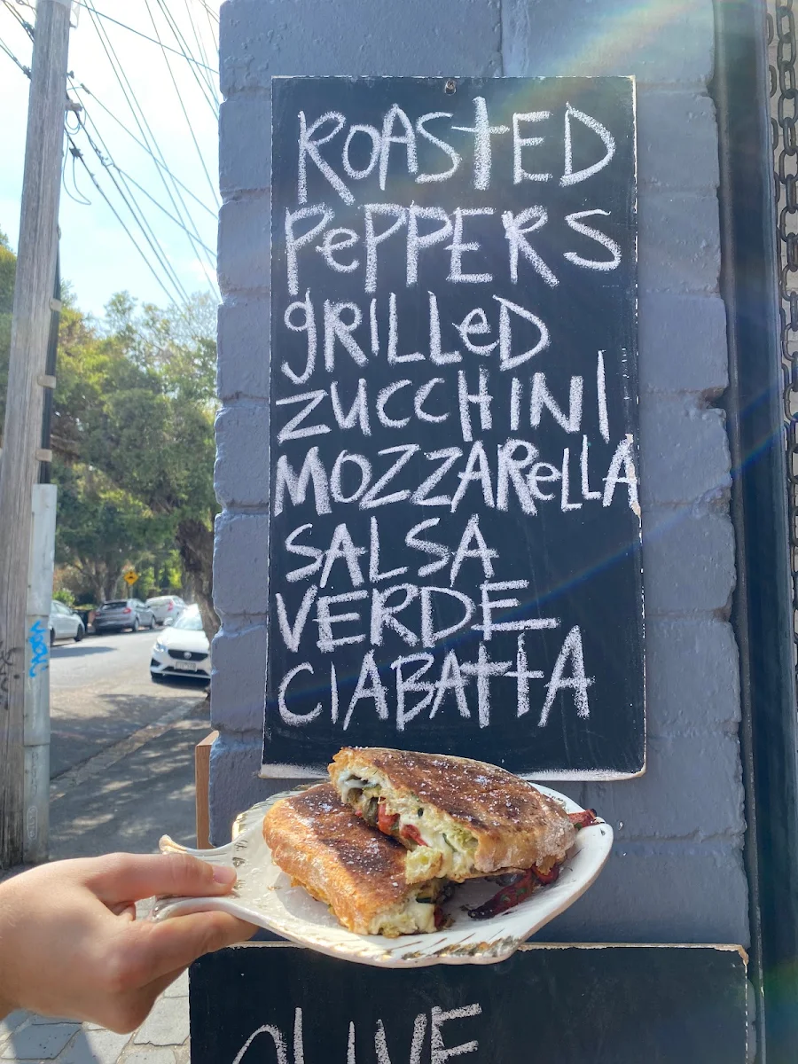 Menu, Coffee Bar Elsie