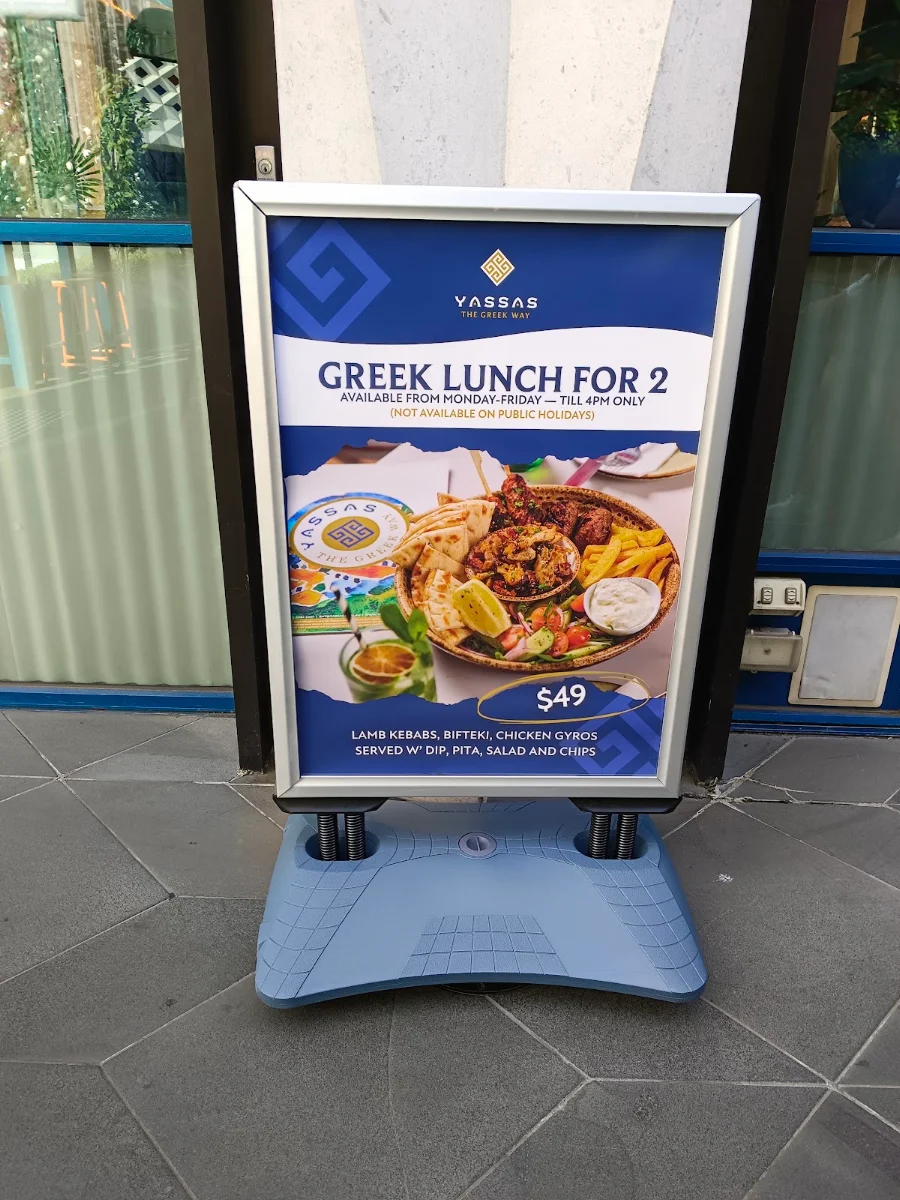 Menu, YASSAS - THE GREEK WAY (EASTLAND)
