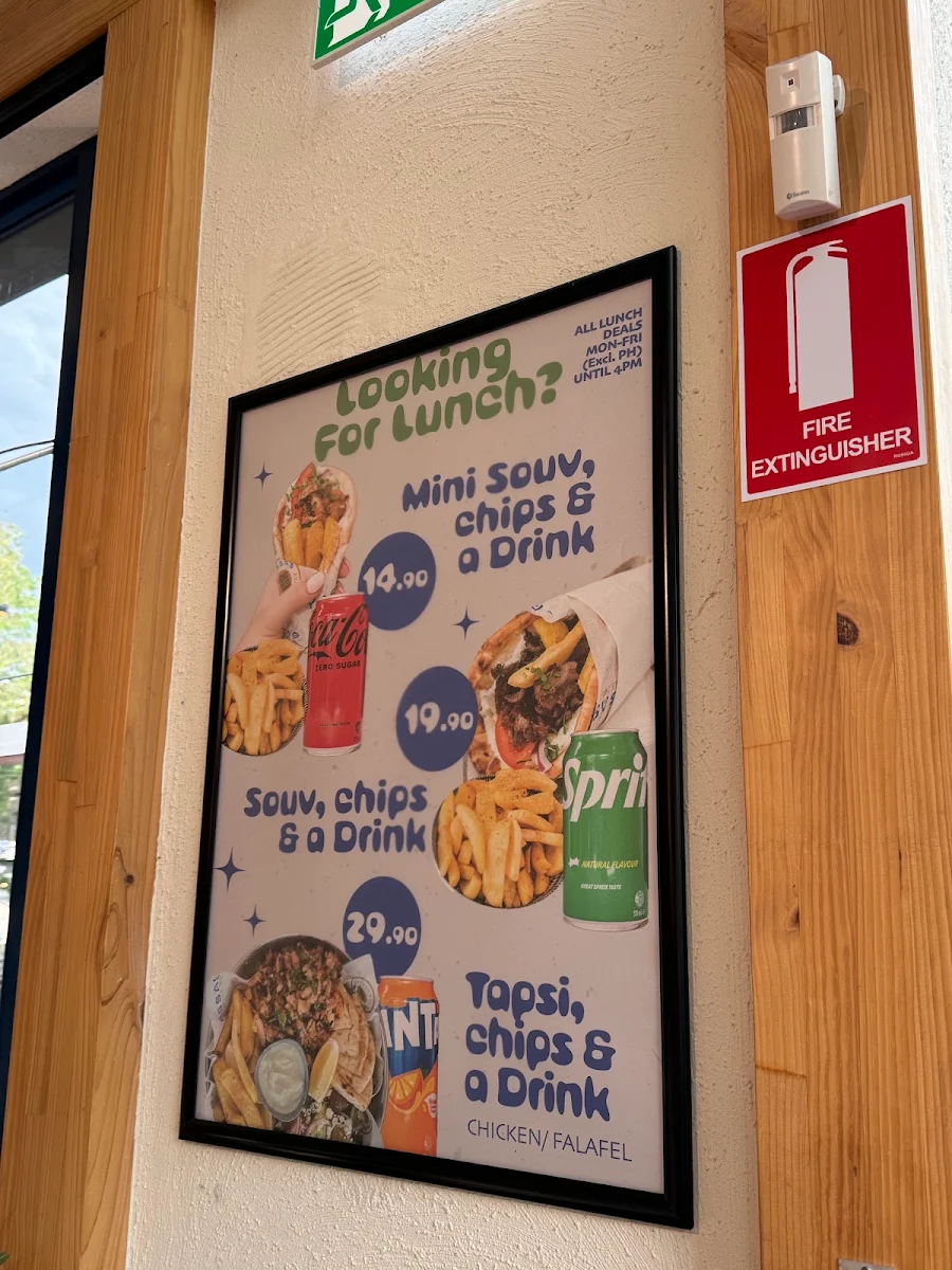 Menu, YASSAS - THE GREEK WAY (EASTLAND)