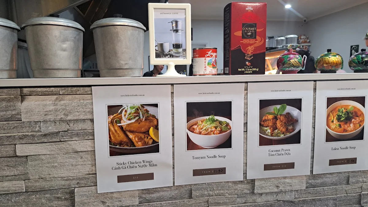 Menu, Little Viet Foodie Morphett Vale