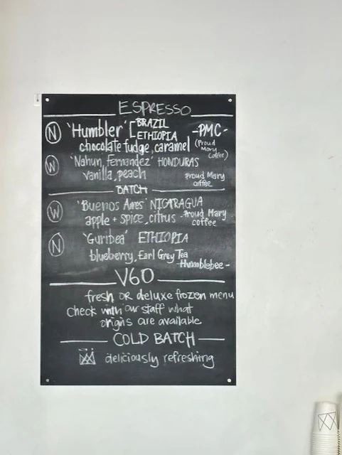 Menu, Queen of Leeds