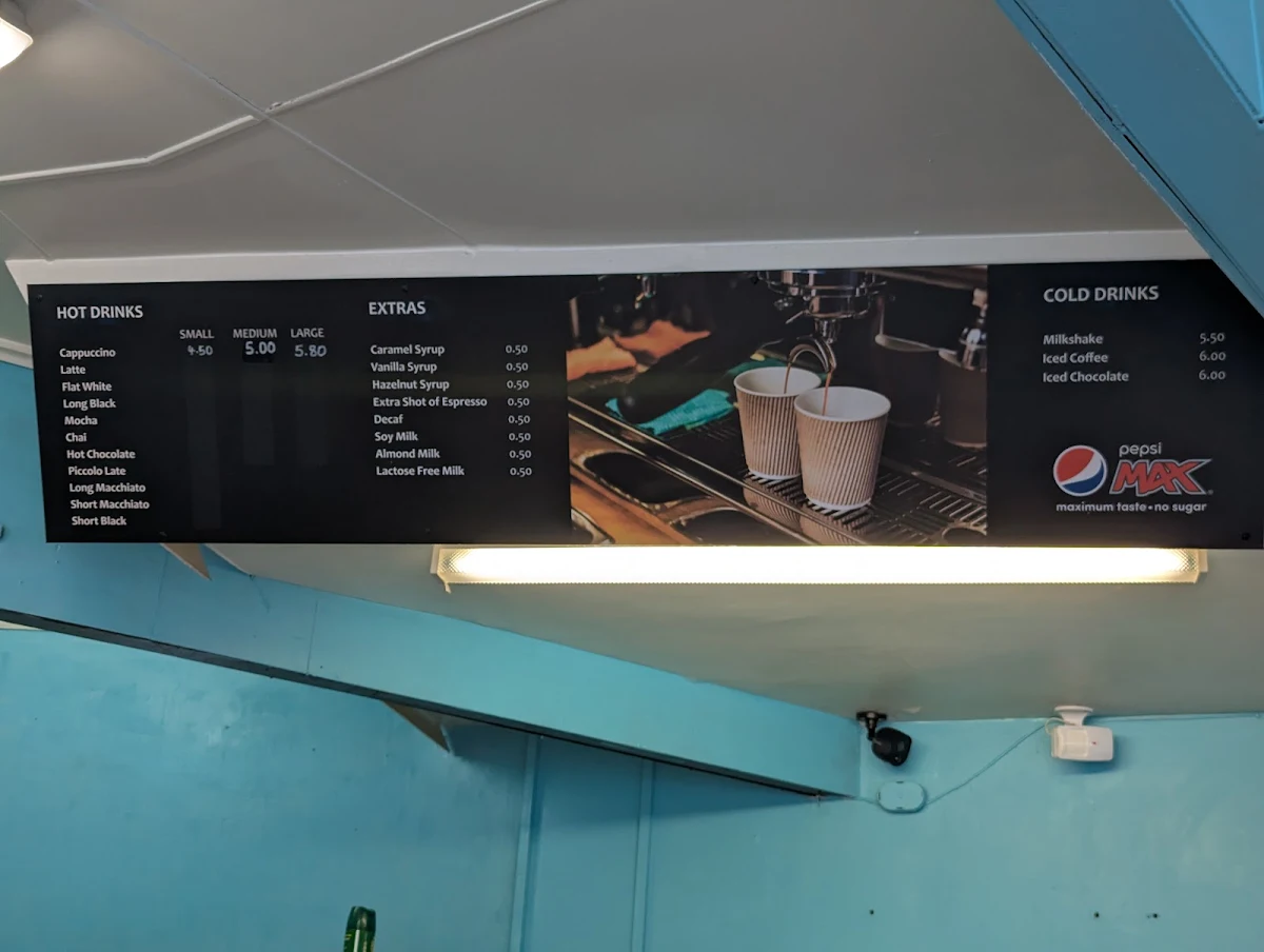 Menu, Corner Bite Fish And Chips Lenah Valley