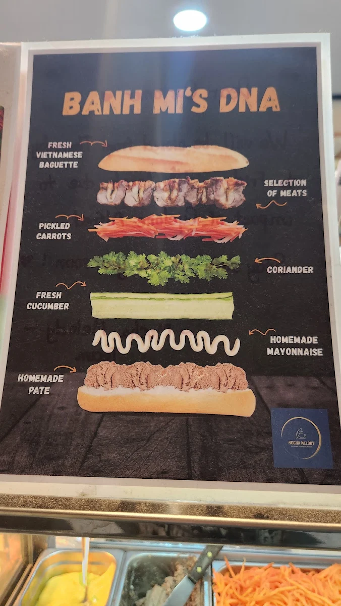 Menu, Mocha Melody