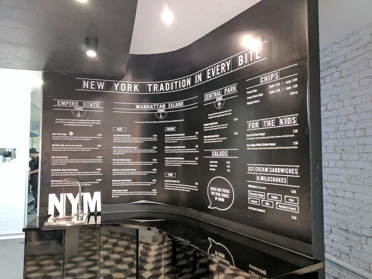 Menu, New York Minute
