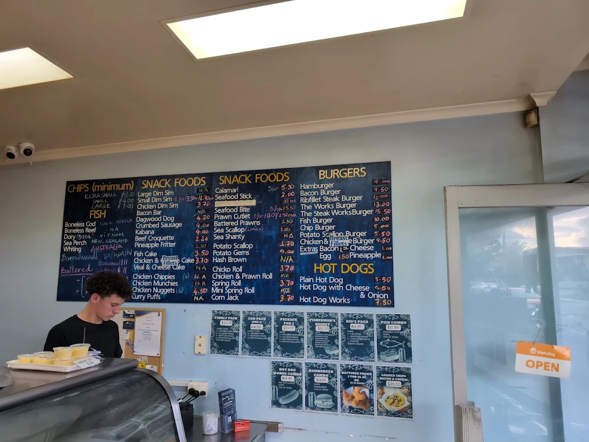 Menu, Bracken Ridge Seafoods