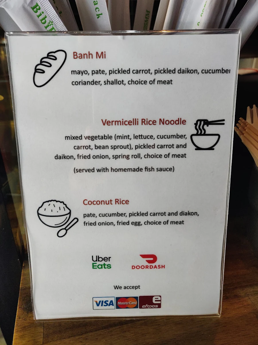 Menu, CARTER'S