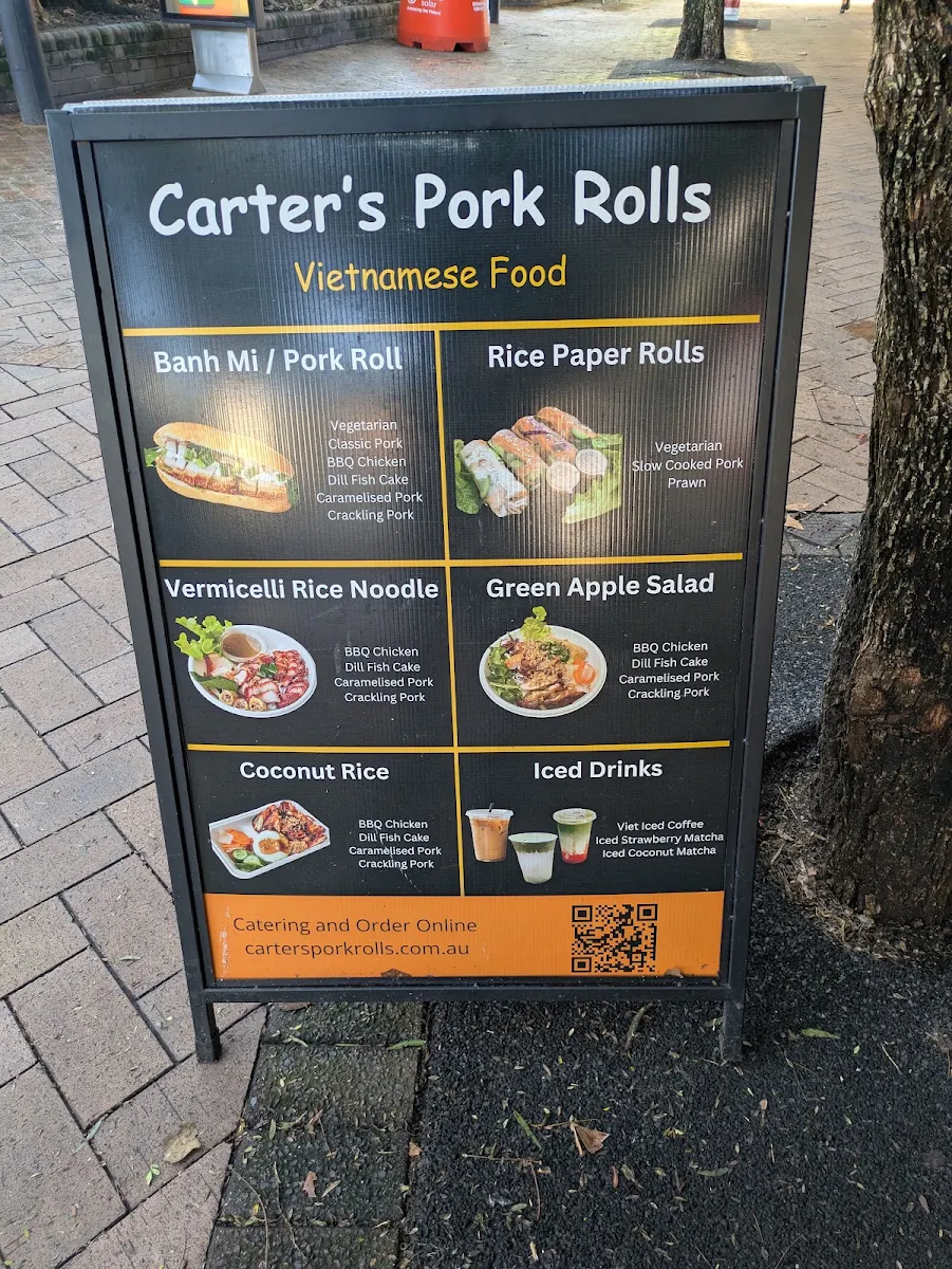 Menu, CARTER'S