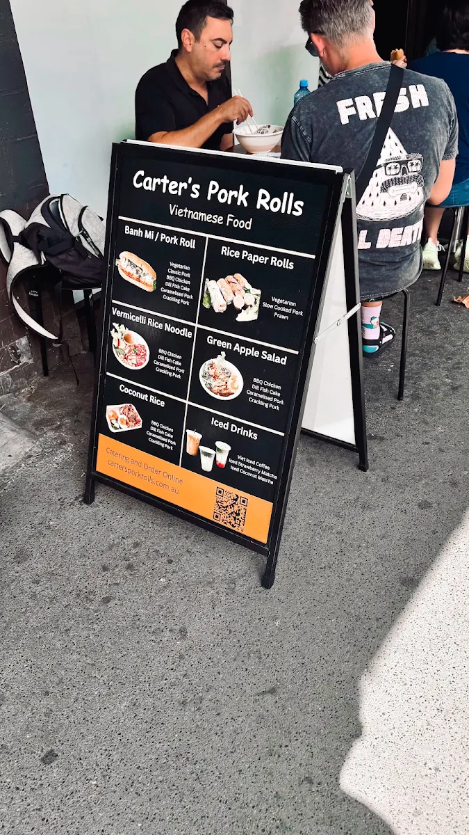 Menu, CARTER'S