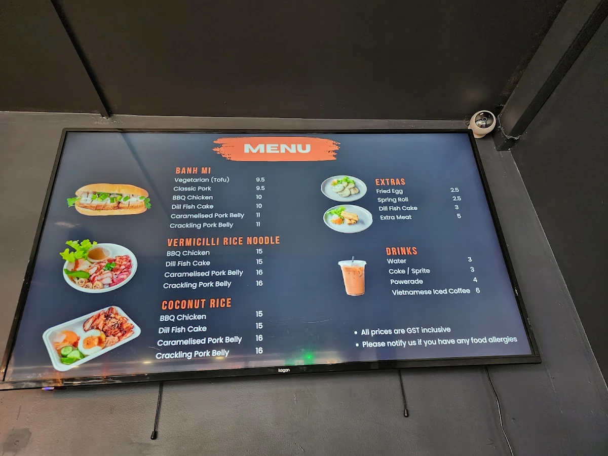 Menu, CARTER'S