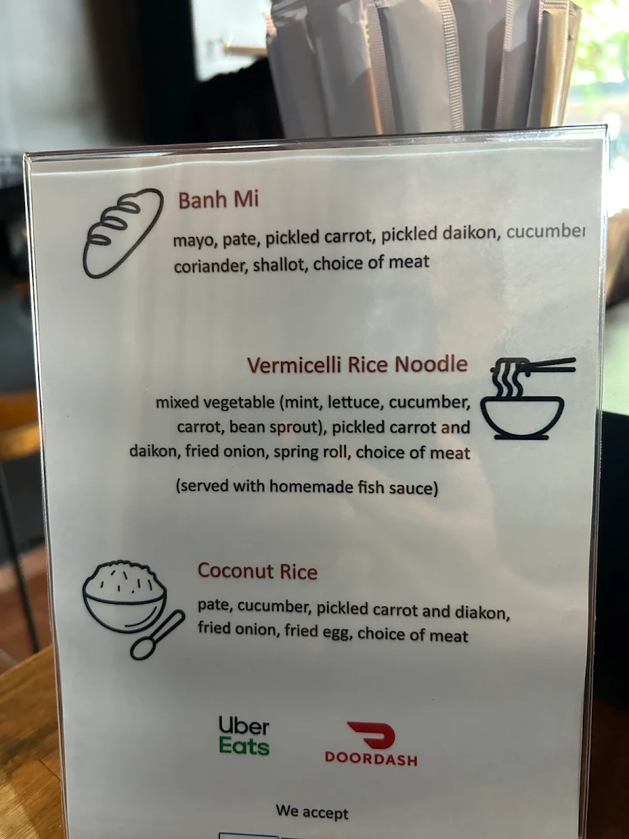 Menu, CARTER'S