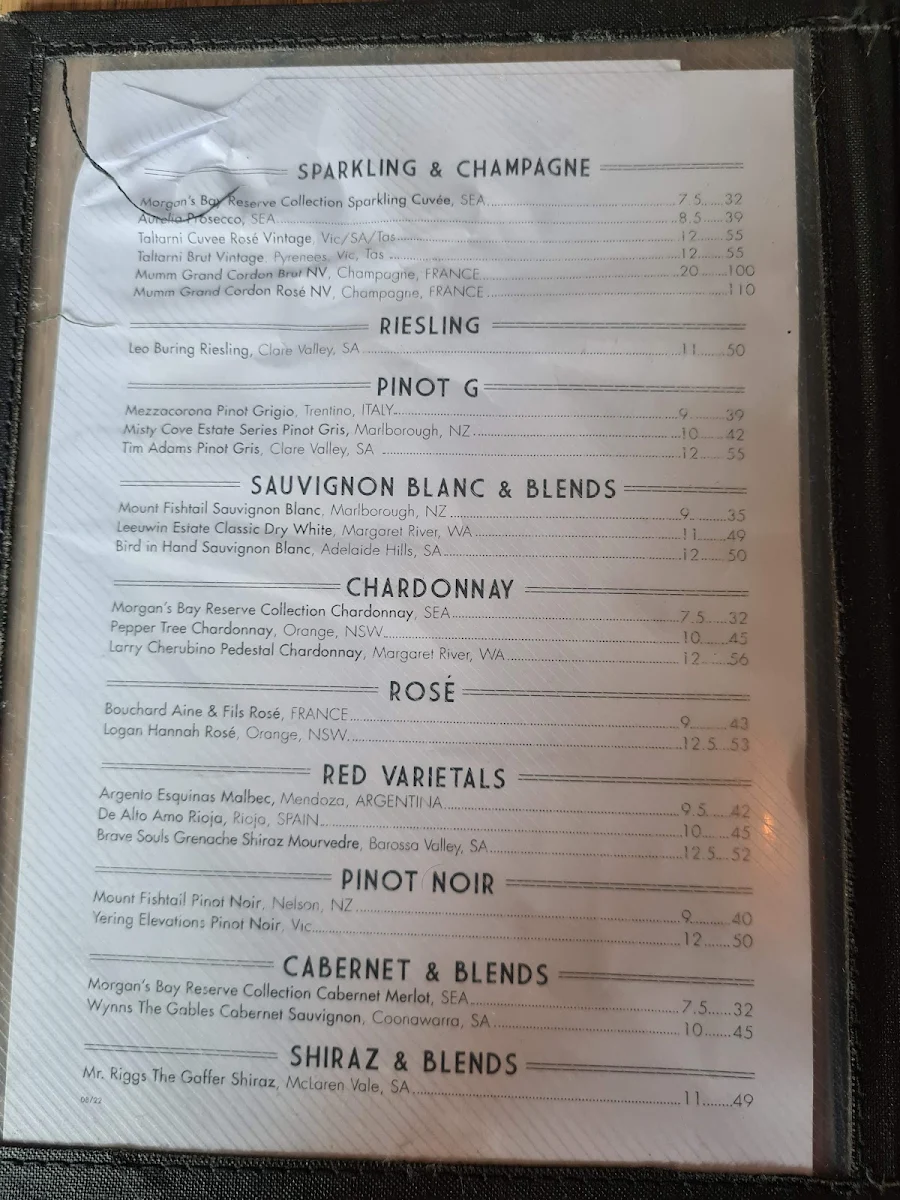 Menu, The Light Brigade