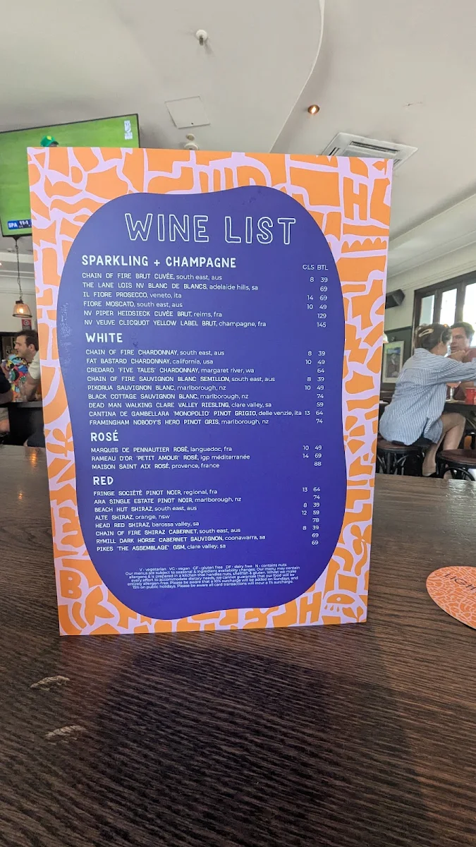 Menu, The Light Brigade
