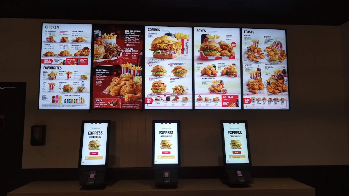 Menu, KFC Moss Vale