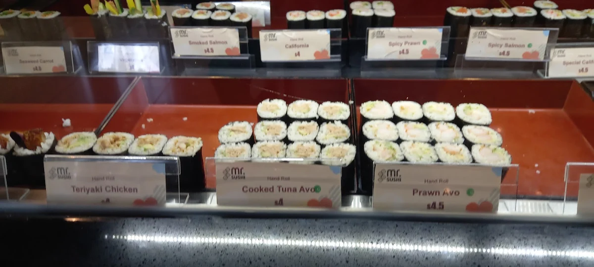 Menu, Mr Sushi