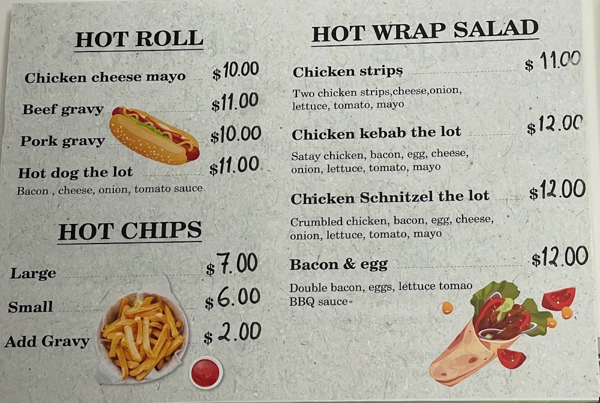 Menu, VIN & VAN CAFE