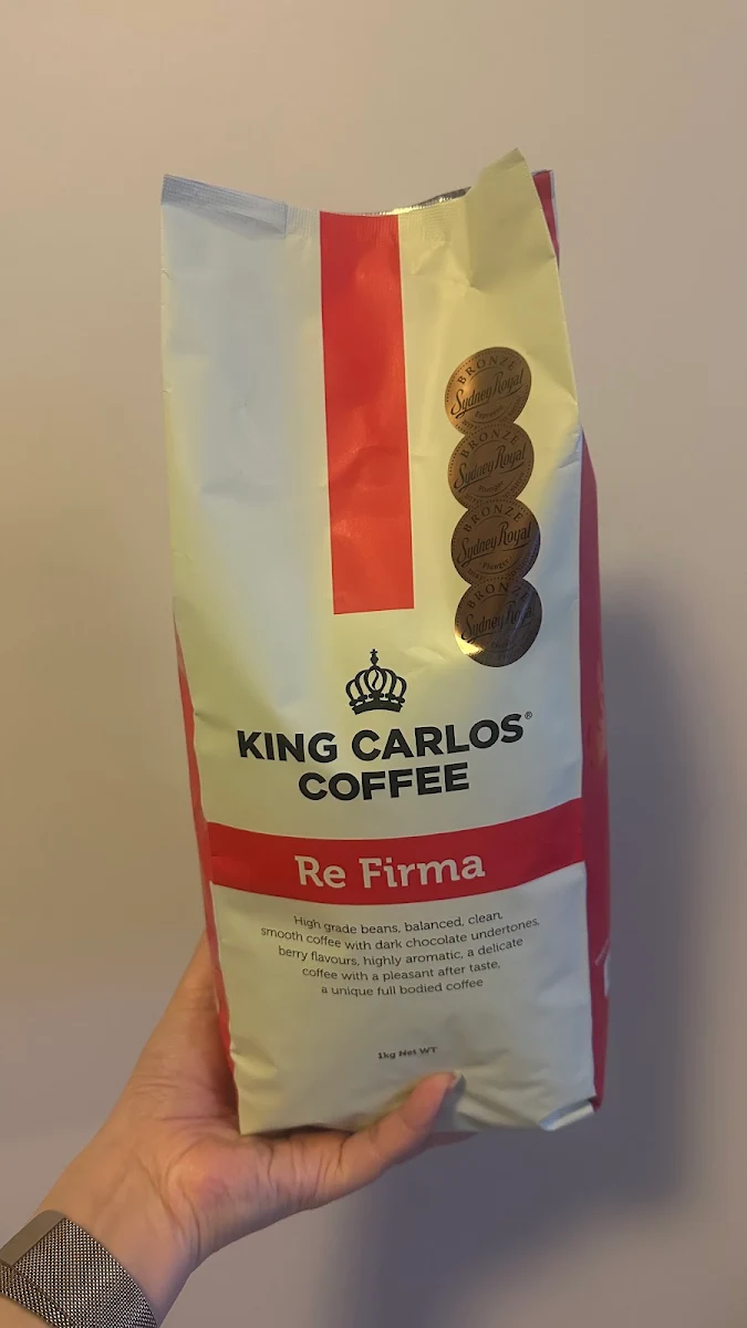 Menu, King Carlos Coffee Roasters
