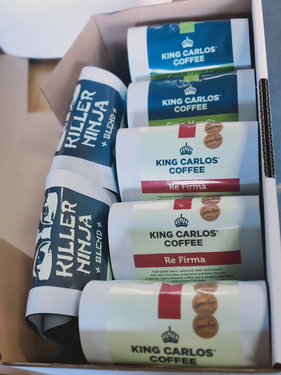 Menu, King Carlos Coffee Roasters