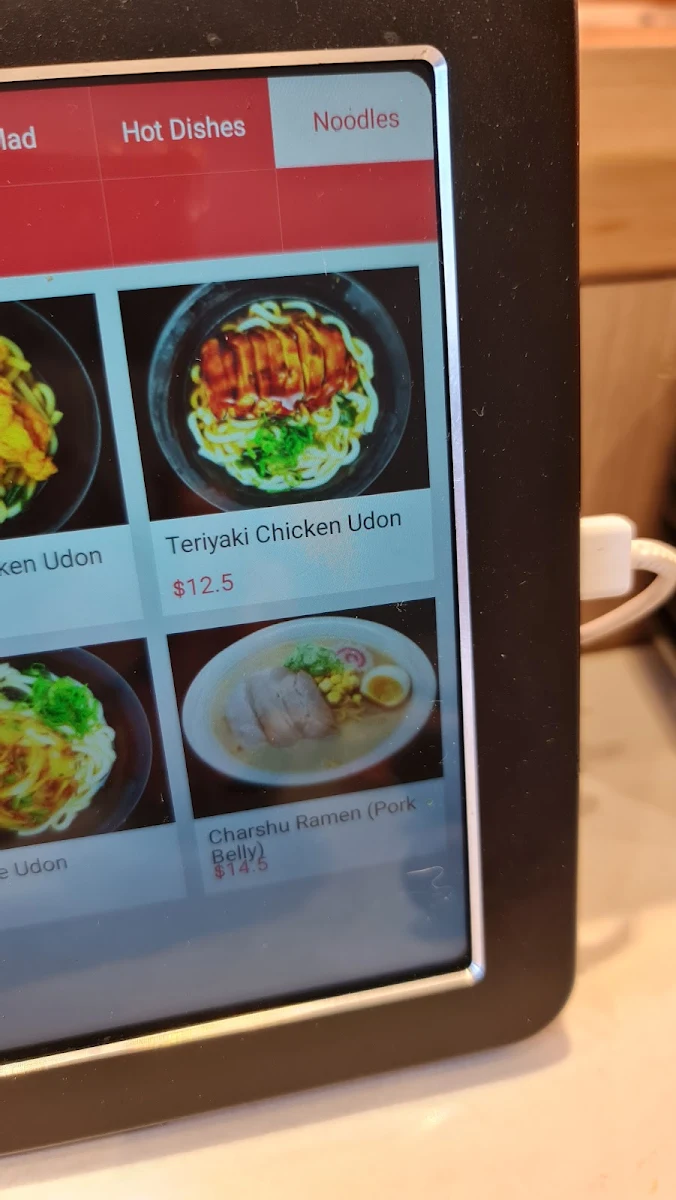 Menu, Miyabi Sushi