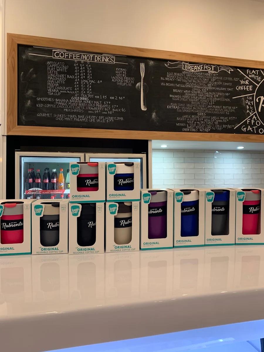 Menu, Rubrents cafe