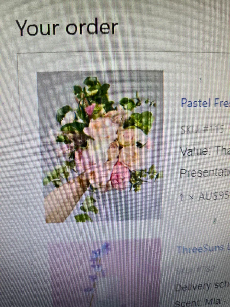 Menu, Roses & Beans