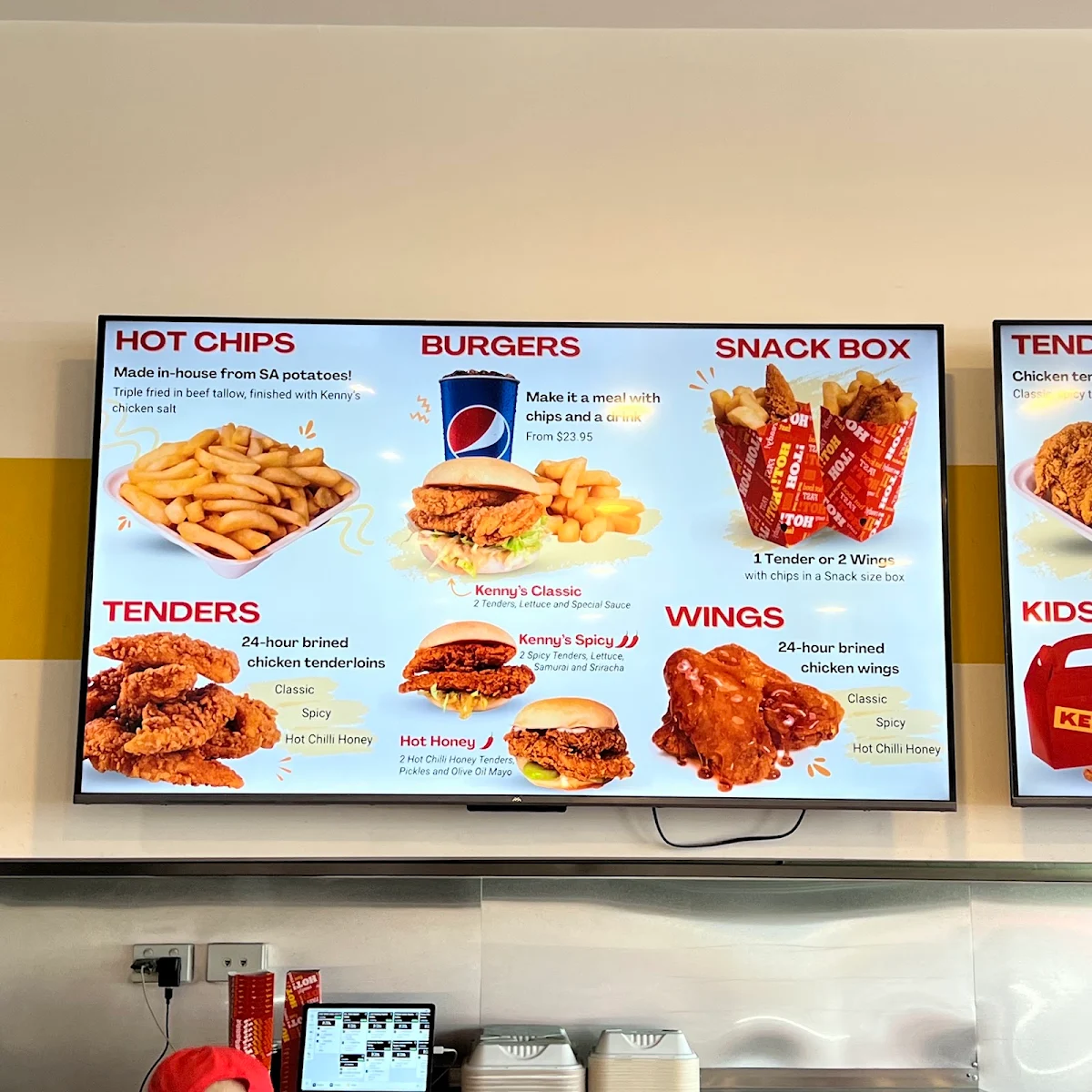 Menu, Kenny's at Churchill