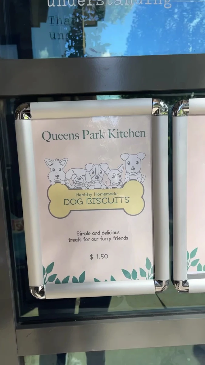Menu, Queens Park Kitchen