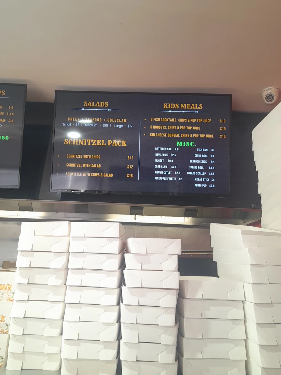 Menu, Jannali Seafood & Grill