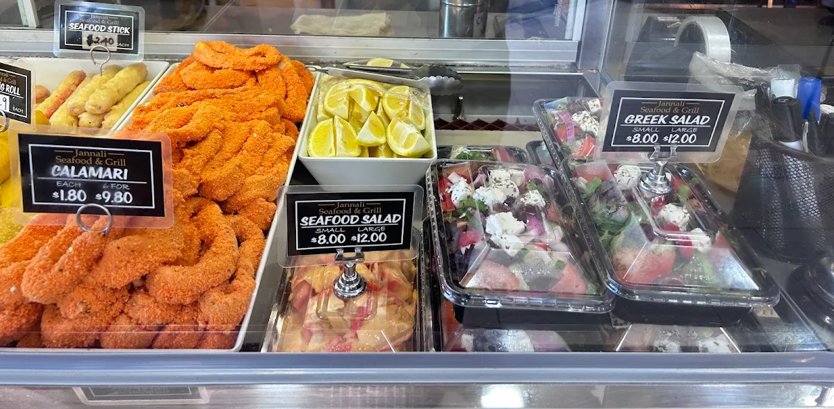 Menu, Jannali Seafood & Grill