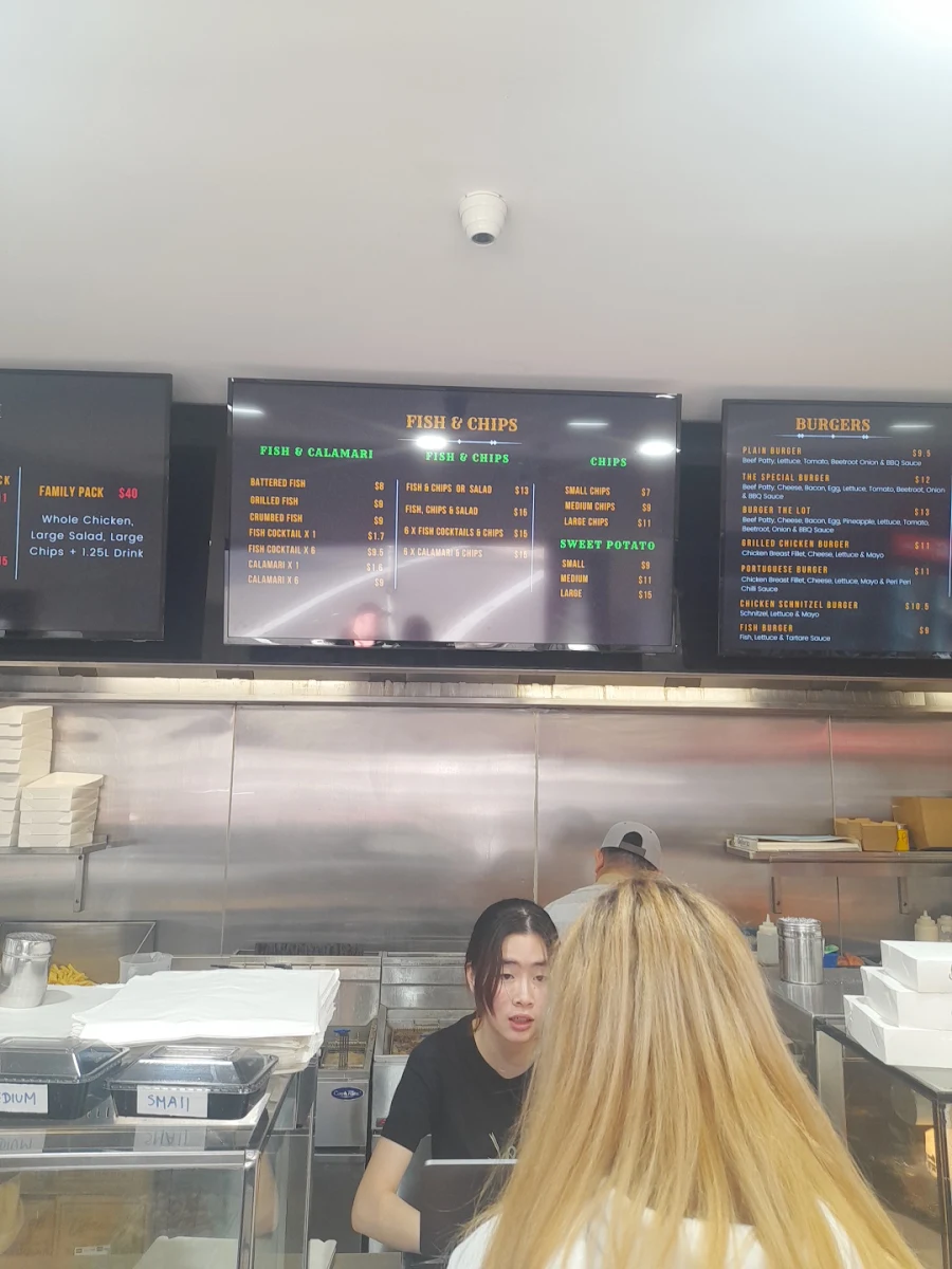 Menu, Jannali Seafood & Grill