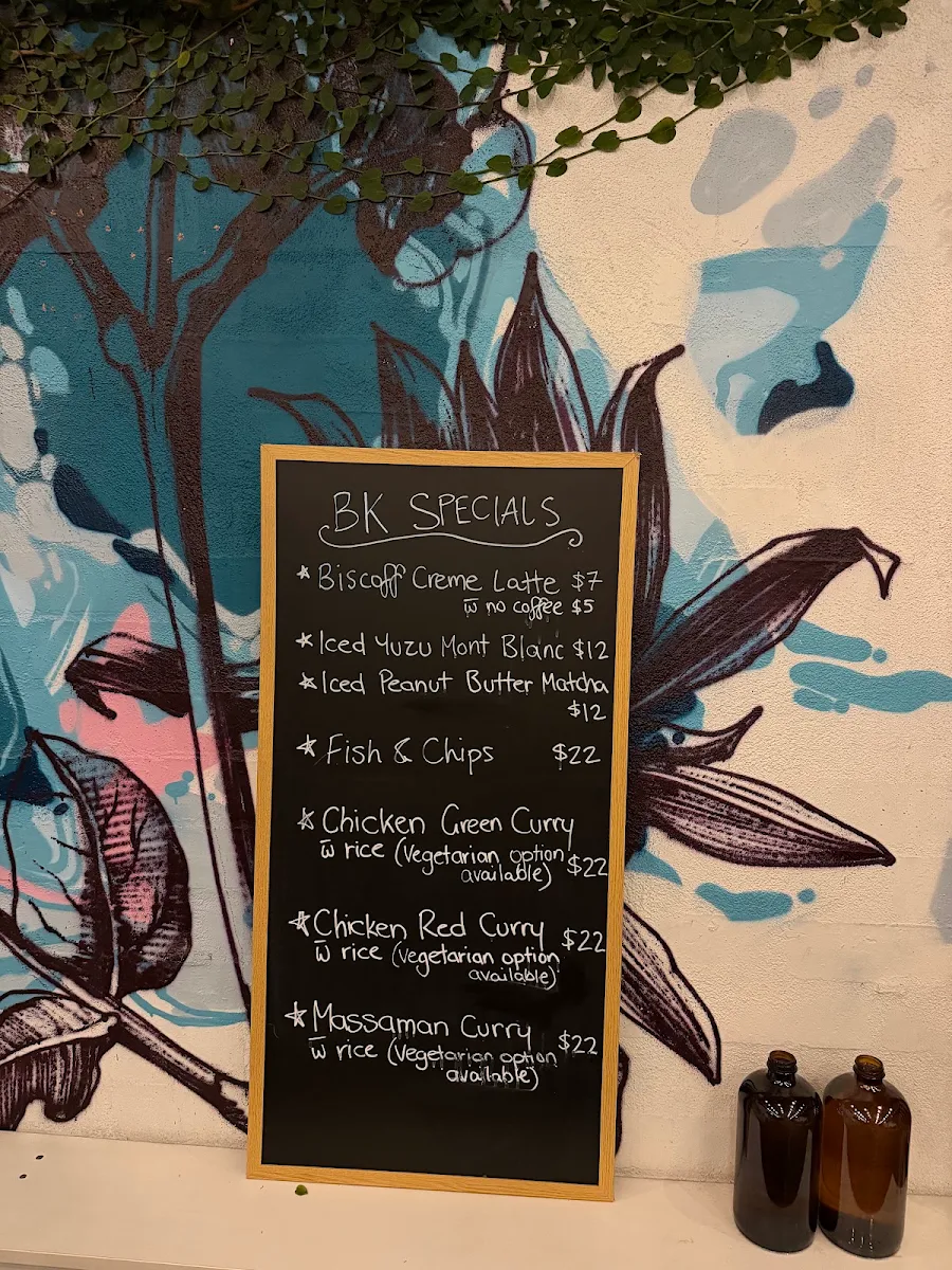 Menu, Brothers Keeper Cafe