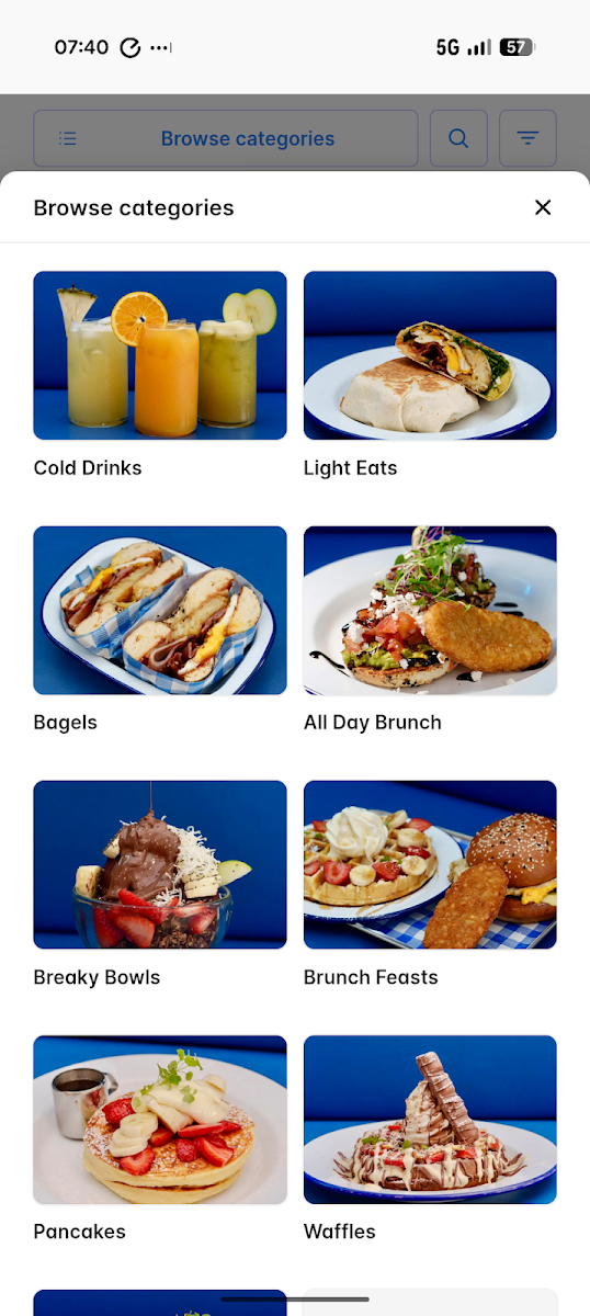 Menu, Golly Gosh!