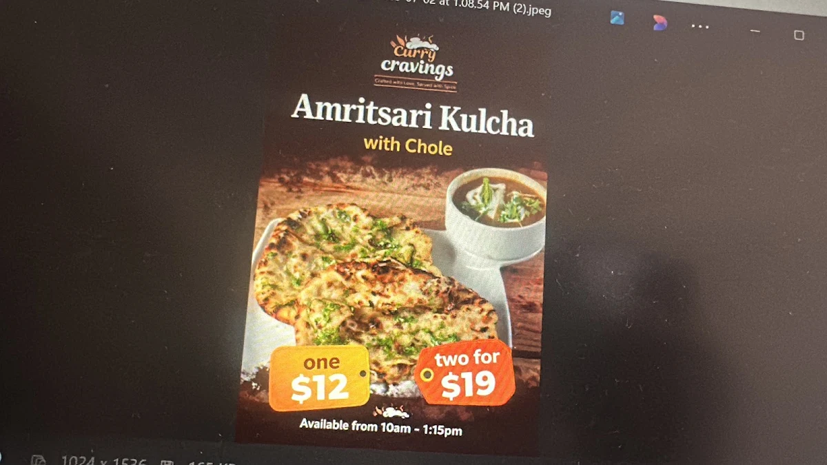 Menu, Curry Cravings
