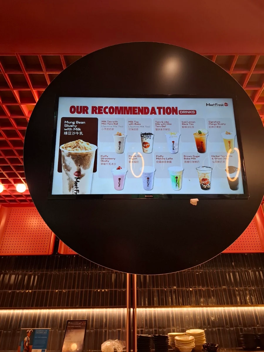 Menu, Meet Fresh