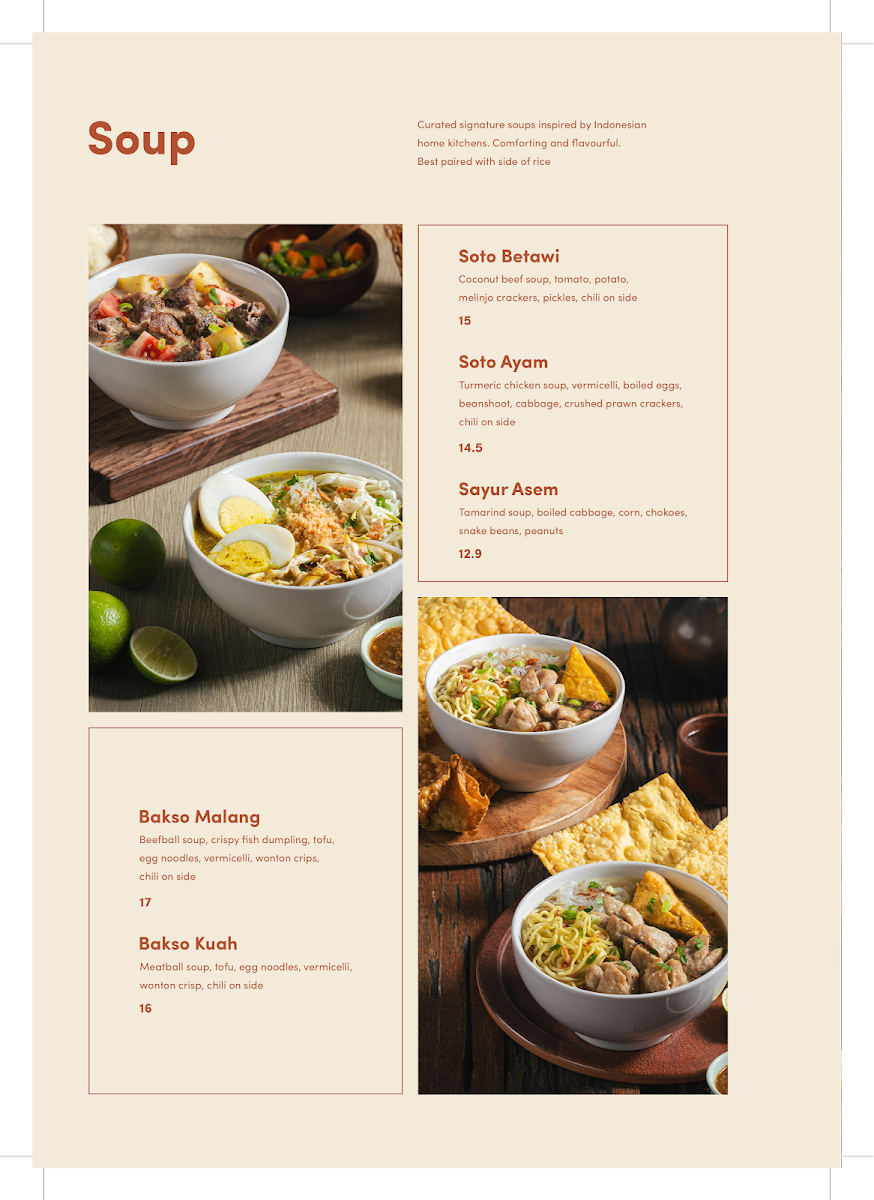 Menu, Ayam Penyet RIA CBD