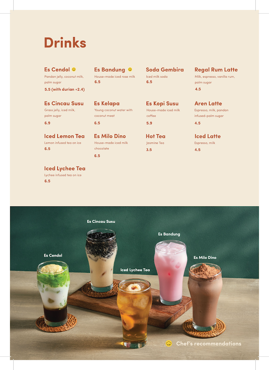 Menu, Ayam Penyet RIA CBD