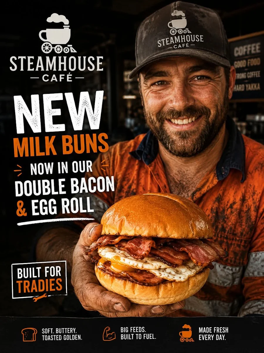 Menu, Steamhouse Cafe